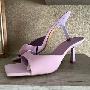 ZARA Square Toe Kitten Heel Pumps - NEW with Tags!